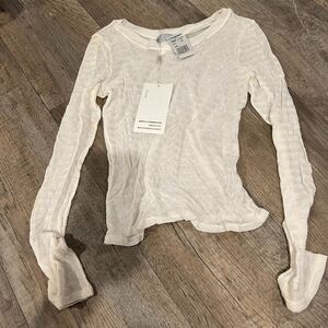 NWT Missoni white long sleeve top 8